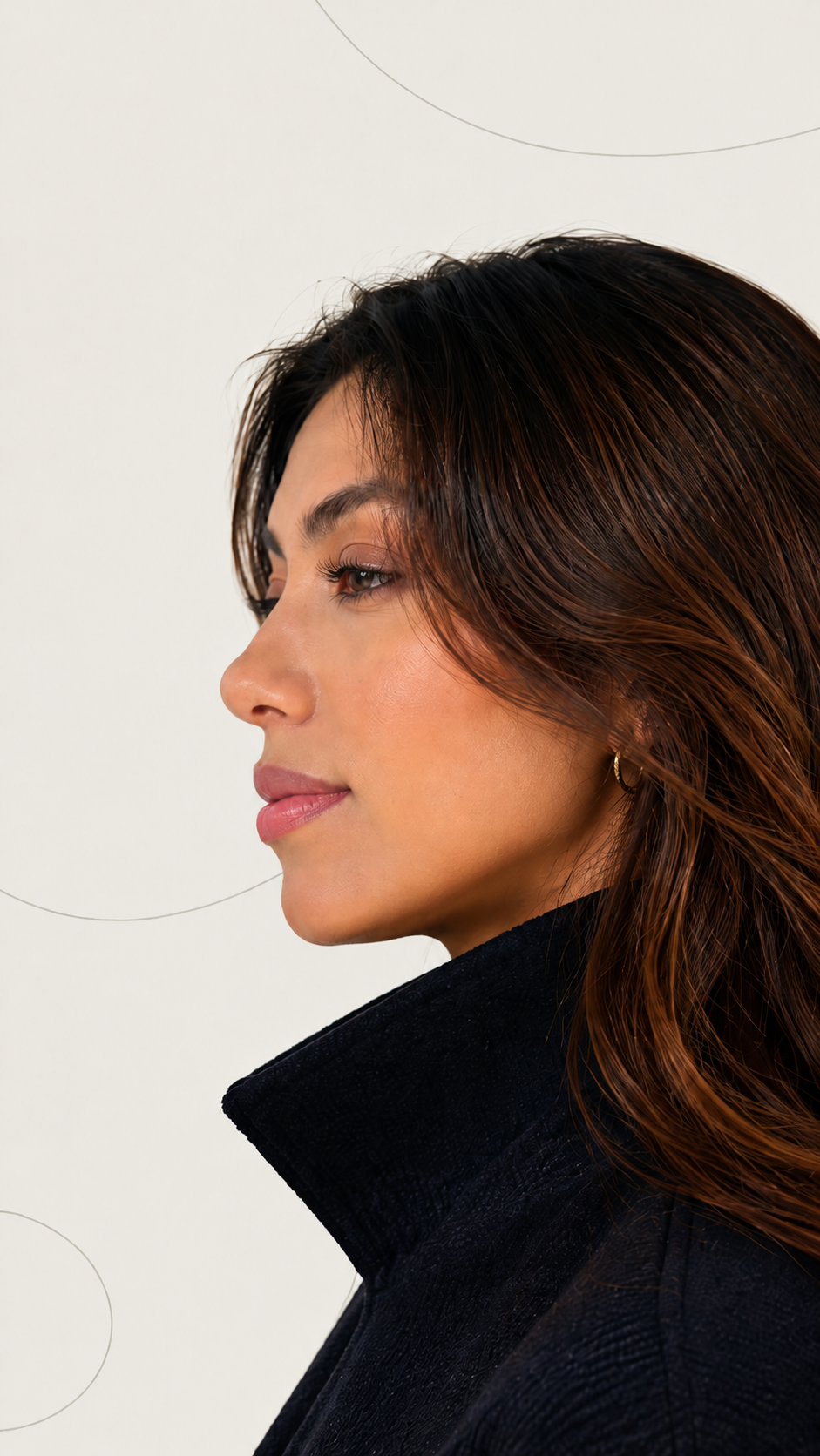 Jaqueline Razo, side profile portrait